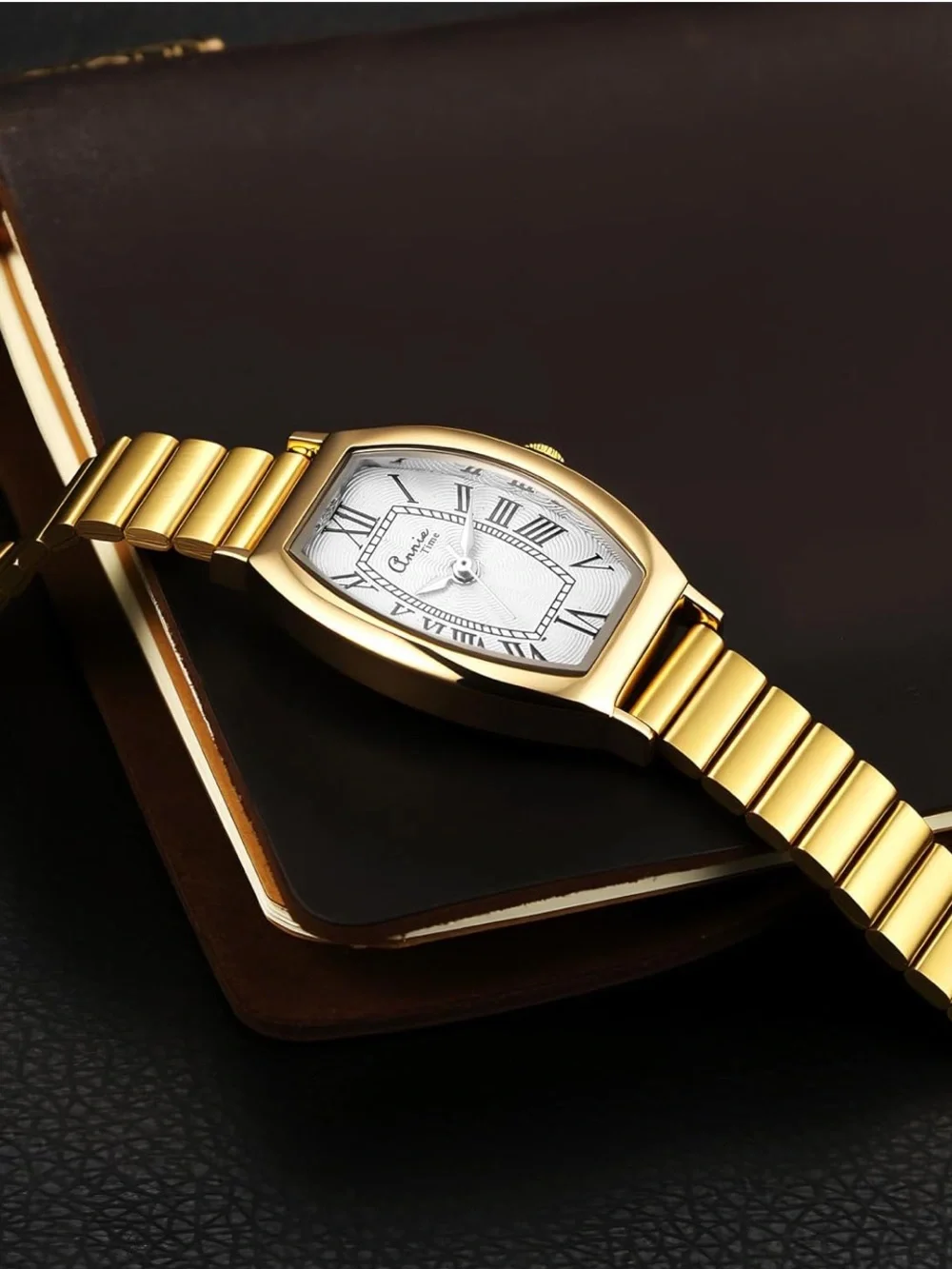 Serpentine Anthropologie Pink Braided Wrap Watch with Gold Crystal-Trim Anthropologie Watches for Women on Sale up to 90% Off: Poshmark main image 3